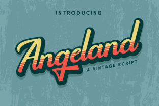 Angeland: A Vintage Display Font