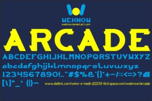 Arcade Font for Creative Design