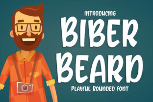 Biber Beard Font for Creative Brands