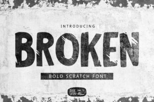 Broken Font for Business Branding