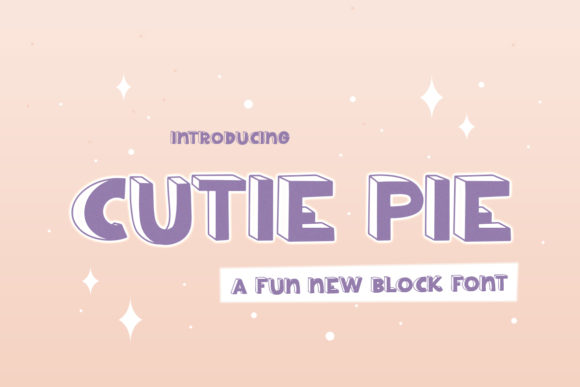 Cutie Pie Font for Web Design