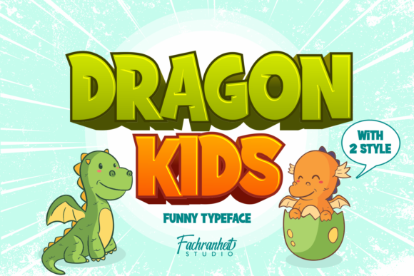 Dragon Kids Font for Editorial Design Projects