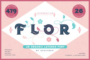 Flor Font for Creative Design