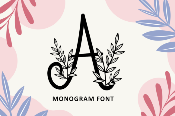 Foliage Monogram: A Font for Spring Campaigns