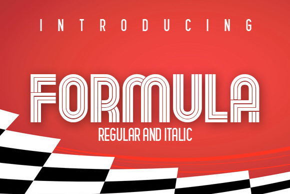 Formula Font for Creative Projects