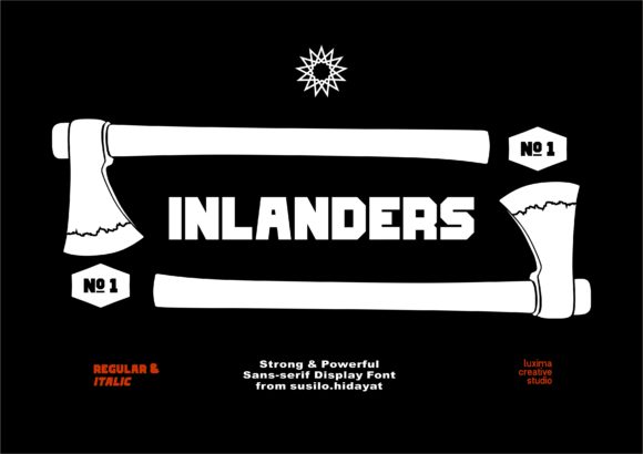 Inlanders Font for Creative Projects