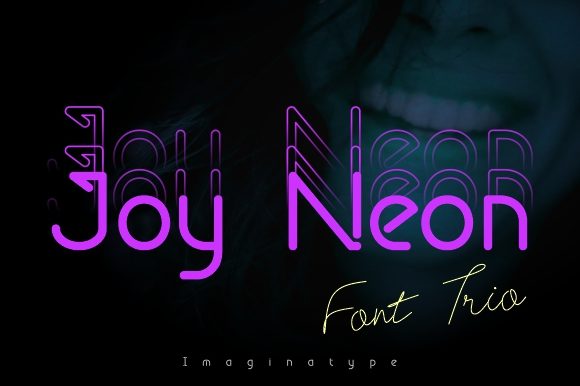 Joy Neon: A Display Font for Bold Design