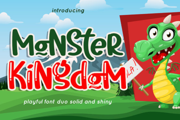 Monster Kingdom Font for Creative Web Projects