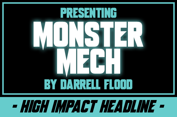 Monster Mech Font for Bold Design