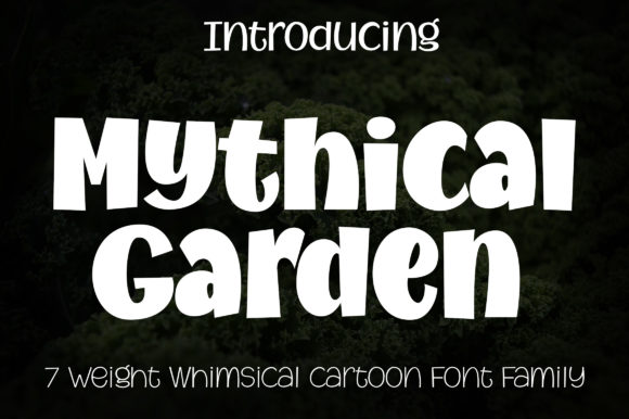 Mythical Garden Font for Creative Projects