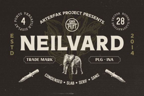 Neilvard: A Clean Display Font for Designers