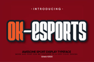 Ok-Esports Font for Bold Design
