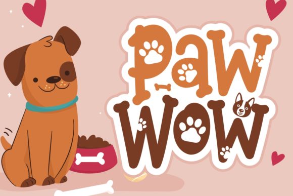 Paw Wow Font for Creative Projects