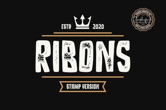 Ribons Display Font for Bold, Beautiful Creations