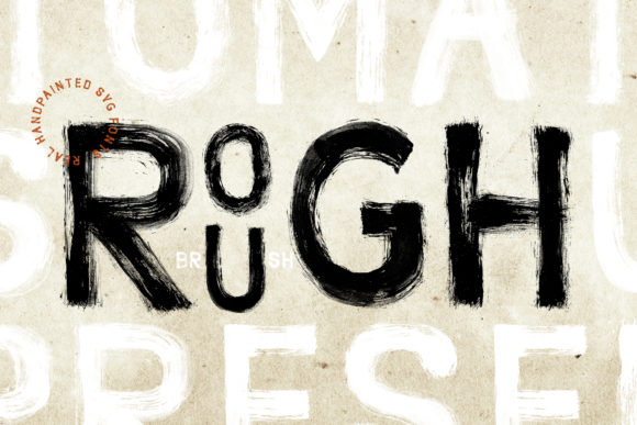 Rough Display Font for Bold and Unique Typography