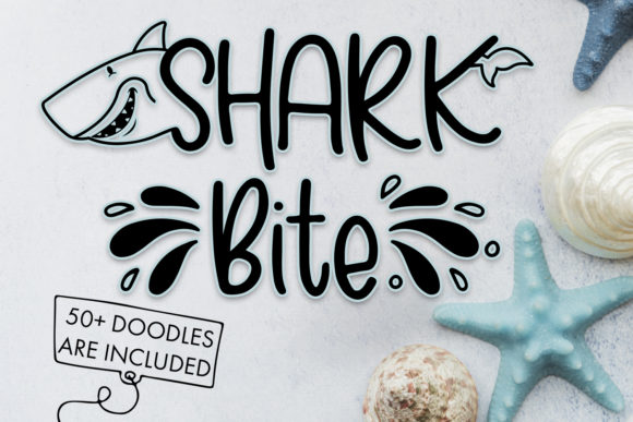 Shark Bite Font for Nautical Branding
