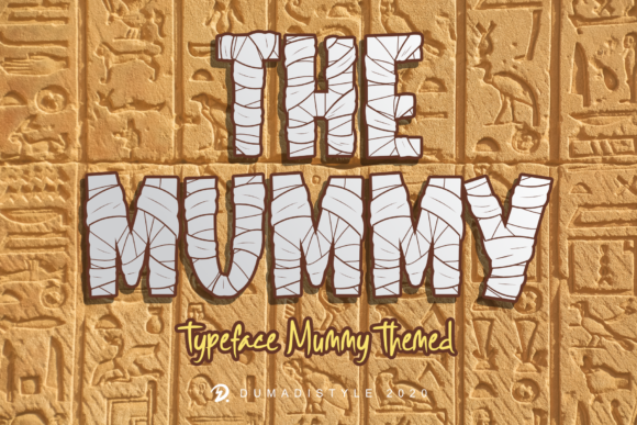 The Mummy Font for Editorial Design and Creative Typography