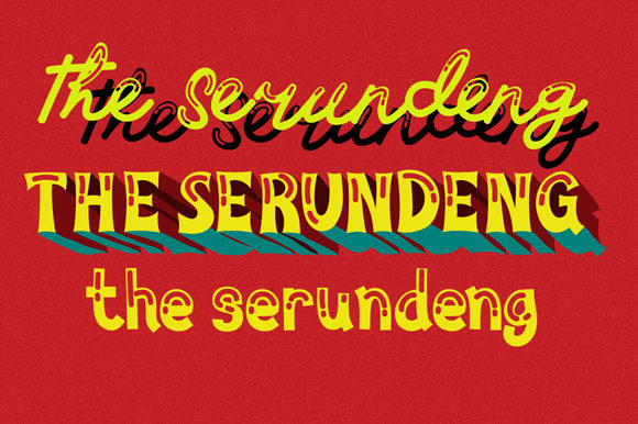 The Serundeng Font: A Display Typeface That Elevates Brand Design