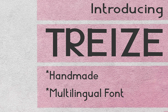 Treize: A Bold Font for Digital Campaigns