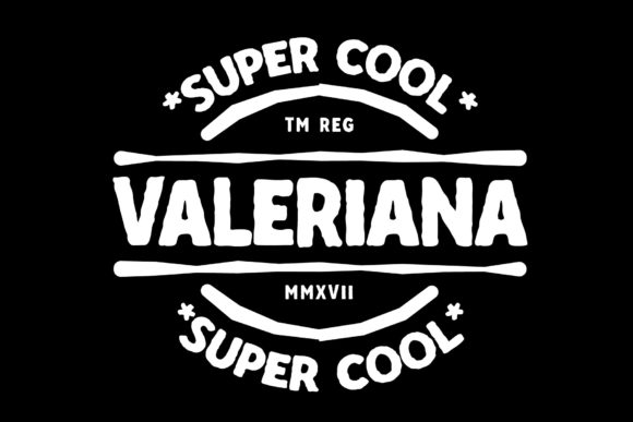 Valeriana Font for Creative Makers