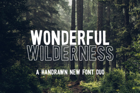 Wonderful Wilderness Font for Editorial Design